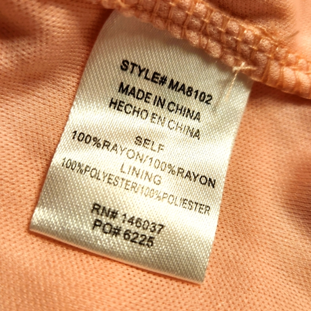 Pretty In Peachy Pink Off-Shoulder Maxi Dress with Ruffles - Picture 4 of 16